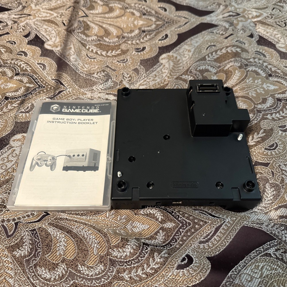 Gamecube Game Boy Player With Startup Disc And Case, Tested And Working