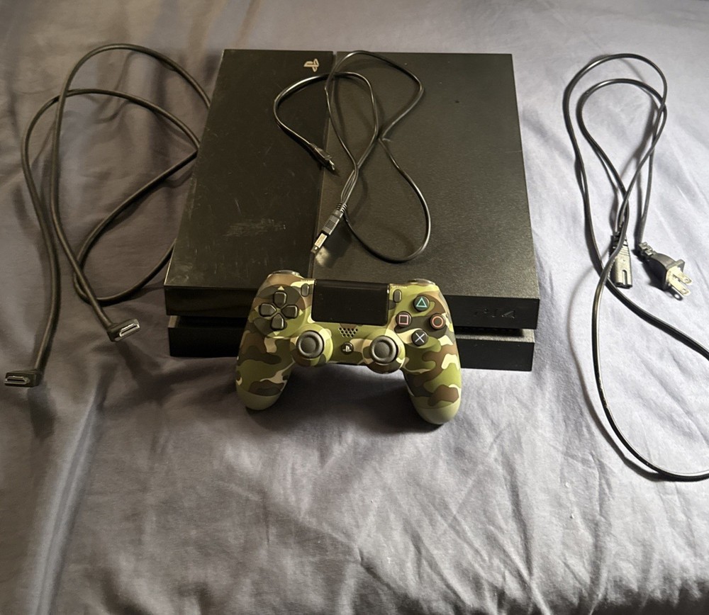 Sony PlayStation 4 PS4 500GB Console Bundle HDMI Wi-Fi PSN Black – CUH-1001A
