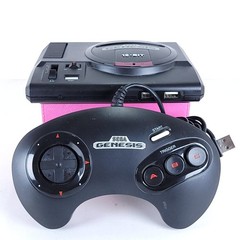 Sega Genesis Classic Mini 16 Bit Game Console 42 Games w/Controller Tested/Works