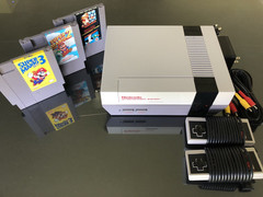 NINTENDO NES Console System Bundle Super Mario 1 2 3 Brand New 72 Pin Connector