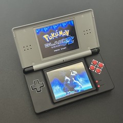Charger + Game + NES Edition Gray Black Nintendo DS Lite Handheld Console System