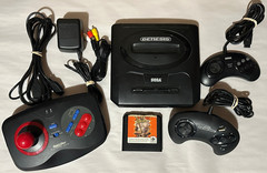 Sega Genesis Model 2 MK-1631 Console Bundle with Controllers, Game++ TESTED