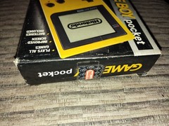 Game Boy Pocket Yellow Console Empty Box Only Nintendo
