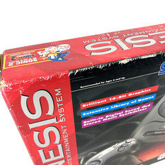 SEGA Genesis 16-Bit Video Mk-1631 2 Controllers Original Box 6 Button MK-1653