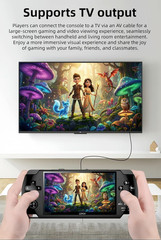 4.3-Inch Classic Video Game Console X6 Portable Pocket Game Multiple Emulators M