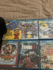 Wii U With Tablet And Game Lot