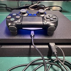 Sony PS4 Slim Black 500GB Console Bundle CUH-2015A w/Controller & 7 Games Tested