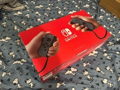 Nintendo Switch 32GB Console with Gray Joy‑Con & 128GB SD Card! Minty