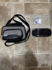 PSP 3001 Game Console with Carry Case, NEW BATTERY + Final Fantasy No Charger