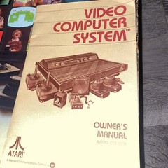 Atari Video Computer System CX2600A, MODERN TV Connect Coaxial ADAP Tested