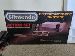 Nintendo NES Action Set Home Console Complete In Box With 6 Games, 2 Controllers