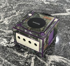 Nintendo GameCube Custom clear purple with Zelda decal