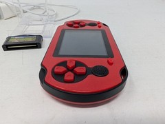 TaddToy Red 16 Bit Handheld Game Console – Hundreds of Preloaded Games, Baseball