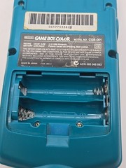 Nintendo Game Boy Color Handheld Game Console (Teal With Box And Inserts Tested)
