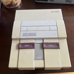 Super Nintendo SNES Console Only SNS-001 Gray Untested