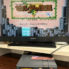 SHARP Twin Famicom Console System AN-500 Black [Maintained Belt Replaced]