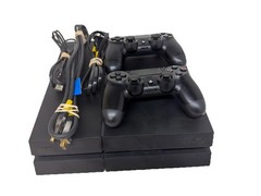 SONY * PS4 PLAYSTATION 4 * CONSOLE CUH-1215A w/ POWER CORD HDMI & 2 CONTROLLERS