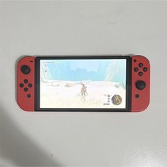 Nintendo Switch OLED Mario Red Edition Red Handheld Console Dockable Multiplayer