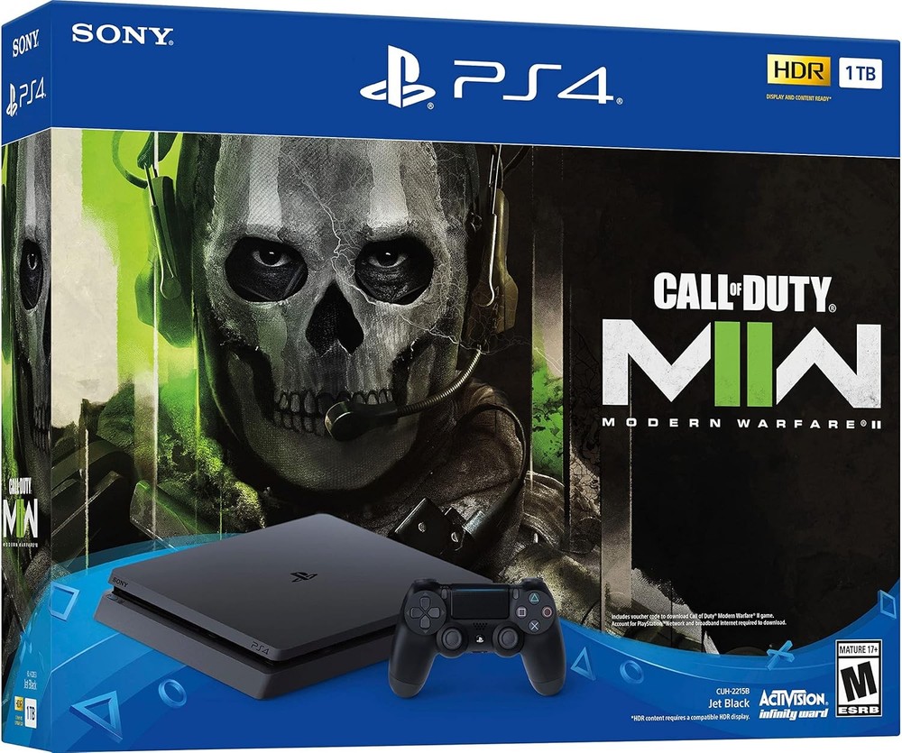 Sony PlayStation 4 Slim 1TB Console – Call of Duty Modern Warfare II Bundle