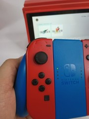 Nintendo Switch Console Mario Red Blue Edition 32GB + 128gb + Final Fantasy Twin