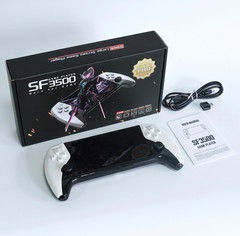 SF3500 Handheld Game Console 5″ IPS Screen HDMI TV Output White/Black