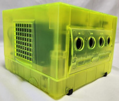 Nintendo GameCube Translucent EXTREME GREEN Gaming Console Controller Bundle GC