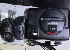 Sega Genesis HD Flashback , Controllers & 85 Built-in Games TESTED Working