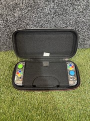 Nintendo Switch V2 Console Bundle + Clear Joy-Cons and Case Works Perfectly