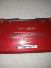 Nintendo 3DS CTR-001 Red 3D Handheld System w/ New Super Mario NTSC-U/C & 2…