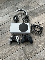Microsoft Xbox Series S 512GB Video Game Console With Two Controllers & Headset