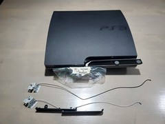 Sony PlayStation 3 PS3 Slim CECH 2101B Parts Only No MoBo Case/Screws/Power/WiFi