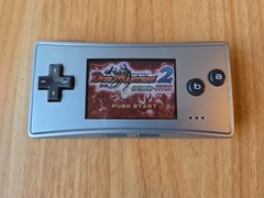 Authentic Silver Nintendo GameBoy Micro Console Good Tested W/ Charger