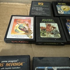 Atari 2600 Vader Black Console Bundle Cleaned Tested Works Great With 18 Games