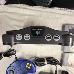 Nintendo 64 System Home Console Charcoal Gray Bundle 5 Games