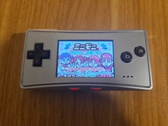 Authentic Silver Nintendo GameBoy Micro Console Great Tested W/ Charger