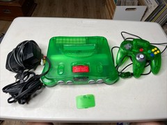Nintendo 64 Funtatsic Jungle Green Console Tested Working W Controller Expansion