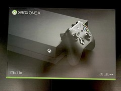 Xbox One X 1TB Console System Black Complete In Original Box W/Free Sealed Game