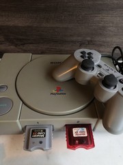 Bundle Sony PlayStation 1 PS1 Console w/ 12 Games Controller & 2Memory TESTED