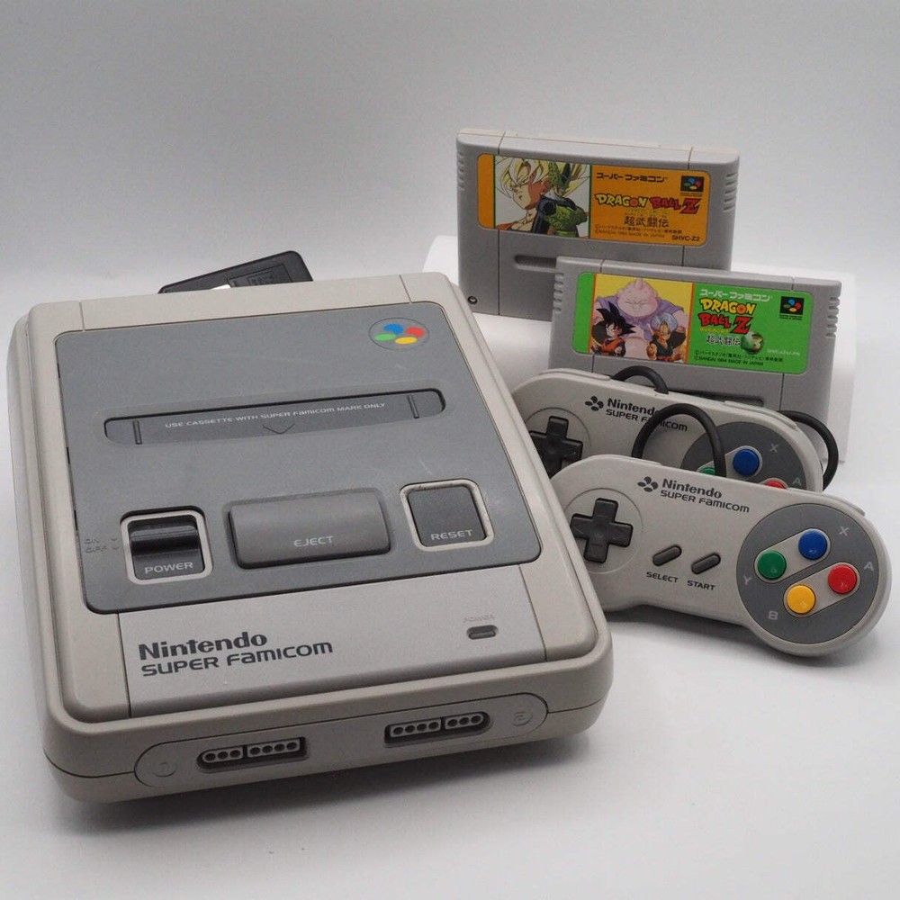 Nintendo Super Famicom Console Dragon Ball Z: Super Butoden & Super Butoden 3