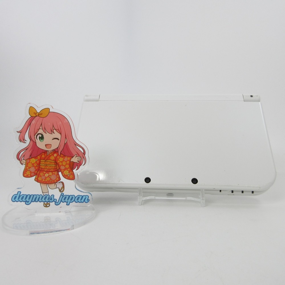【Excellent】Nintendo New 3DS LL XL Pearl White Console Only Japanese Ver. #ReRe05