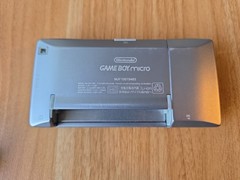 Authentic Silver Nintendo GameBoy Micro Console Good Tested W/ Charger