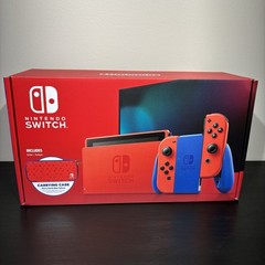 Nintendo Switch Console HAC-001(-01) Mario Red & Blue Edition 32GB New Sealed