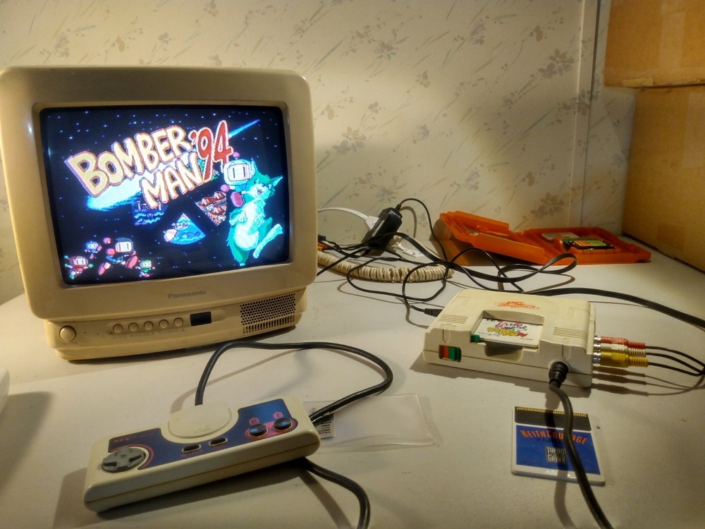 TV and PC Engine – JPN/US compatability switch/AV hookups! PLUS LOADED EVERDRIVE