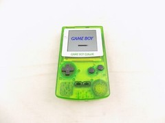 Like New Gameboy Color Game Boy Color Skeleton Green IPS Screen Mod Handheld …