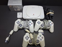 PS One Video Game Console PS1 Slim SCPH-101 Tested Working W/ 3 Controllers