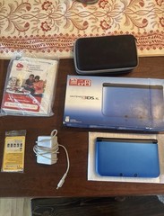 Nintendo 3DS XL Handheld System – Blue/Black **WITH BOX**