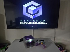 Nintendo GameCube Console NGC Console + Controller + Wires Bundle