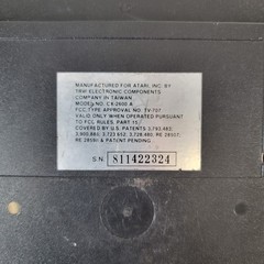 Atari Video Computer System Console 4-Switch Woodgrain CX-2600 Tested Works