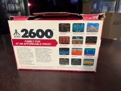 Atari 2600 Junior Console Bundle + 4 Games, Joystick, Tested & Works