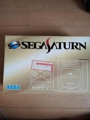 Sega Saturn Console Set Gray HST-0004 Operation confirmed Main unit with box